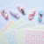 Various Color Squares Nail Sticker Trendy Internet Celebrity Nail Stickers