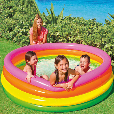 Original Intex56441 Ring Fluorescent Baby Pool Inflatable round Children's Swimming Pool Ball Pool