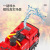 Simulation Car 1/50 Alloy Water Pot Fire Truck Can Spray Water Warrior Acoustic and Lighting Toys Car Model Recovery Vehicle Boxed