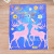 New Self-Adhesive Fluorescent Deer Wall Stickers for Children's Room Living Room Bedroom Home Wall Decoration Glow Sticker XINGX