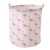 Nordic Style Cartoon Storage Box Laundry Basket Storage Containers Cotton Linen Pink Series Storage Basket Storage Bucket