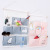 Cartoon Cotton and Linen Cartoon 7-Pocket Hanging Storage Bag Bedroom Storage Bag Cloth Storage Bag