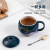 Planet Creative Household Cups Ceramic Cup Office Water Glass Coffee Cup Female Good-looking Mug with Cover Spoon