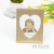 Factory Wholesale Baby Table Decoration Creative Stamping Metal Mini Photo Frame Heart-Shaped Fridge Magnet Commemorative Ornaments