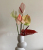 High Quality Anthurium Flowers Indoor Plants Balcony Office Artificial Flowers Bonsai Floor Flower Home Decoration