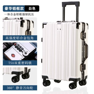 Fashion Trend Special-Shaped Frame Trolley Case Frosted Suitcase More Sizes Universal Wheel Luggage Trolley Case Suitcase