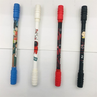 Elementary School Student Spring Pen Beginner Non-Slip Drop-Resistant Pen Internet Celebrity Spring Pen Competition Professional Pen Twist Pen