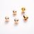 DIY Handmade Ear Rings Metal Accessories Tassel Metal Cap Pendant Ear Clip Earrings Eardrops Wholesale