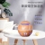 New Wood Grain Humidifier Household Air Humidifier Aromatherapy Humidifying Colorful Hollow Night Light Colorful Light