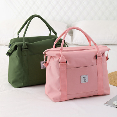 Folding Travel Bag Portable Trolley Case Large Capacity Waterproof Bag Clothing Storage Bag Yoga Fitness Bag Custom Logo