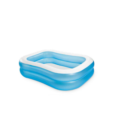 American Intex57180 Double-Layer Rectangular Pool Inflatable Pool Family Baby Swimming Pool