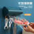 Kitchen Towel Rack Punch-Free Plastic Rag Holder Traceless Roll Paper Plastic Wrap Wall Mount