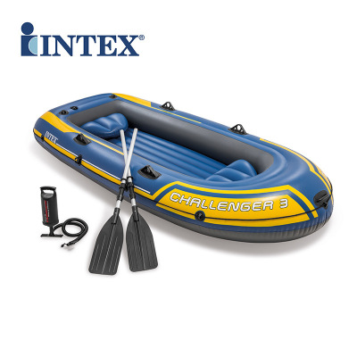 Intex68370 Challenger Three People Boat Group Inflatable Boat Kayak Inflatable Boat Fishing Boat