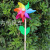 14cm Colorful Wooden Pole Windmill Children's Outdoor Pinwheel Batch Wedding Ceremony Layout Kindergarten Activity Decoration