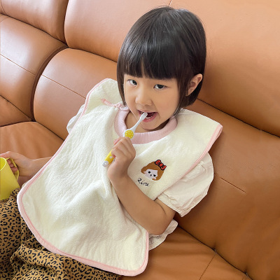 Baby Bib Child Wash Towel Baby Saliva Towel Kindergarten Eating Bib Wipe Face Cloth Maternal and Child Supplies