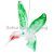 Solar Wind Chime Outdoor Waterproof Led Colorful Color Changing Hummingbird Butterfly Hanging Solar Wind Chime Garden Lamp