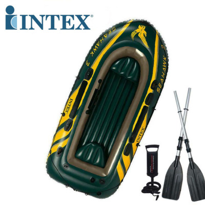 American Intex68380 Sea Eagle Three-Person Boat Group Inflatable Boat Inflatable Kayak Rubber Raft Thickened