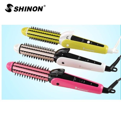 Three-in-One Multi-Functional Curly Hair Straight Dual-Use Hair Curler Temperature Control Hair Straighter ..