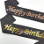 Factory Customized Party Onion Powder Cloth Face Stamping Slow Belt Happy Birthday Birthday Shoulder Strap Birthday Ceremony Belt