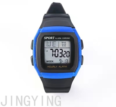 New Square Watch Multi-Functional Waterproof Shockproof Children's Watch Printed Logo Sports Electronic Watch Wholesale