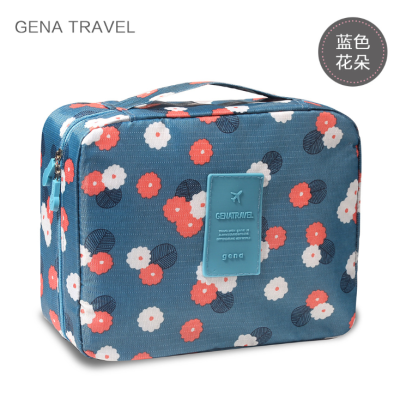 New Flower Cloth Portable Travel Storage Bag Travel Waterproof Wash Bag Simple Fashion Makeup Storage Bag