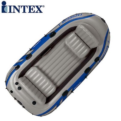 Intex from USA 68324 4-People Castaways Inflatable Boat Kayak Inflatable Boat Thick Fashion Wear-Resistant