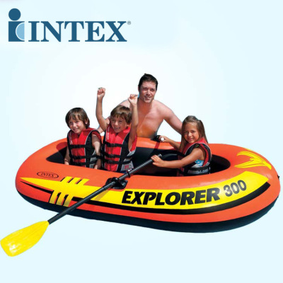 Intex from USA 58332 Explorer Three-Person Boat Group Kayak Kayak Fishing Boat