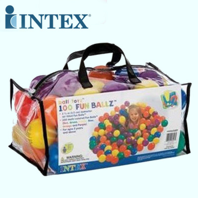 Intex from USA 49602 Baby and Child Toys Marine Ball Baby Bounce Ball Color Ball Thickened Non-Toxic