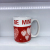 Lv427 Valentine's Day Ceramic Cup Wedding Supplies Cup Water Mug Red Love Valentine's Day Ceramic Cup2023