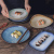 Ceramic Pot King Japanese Entry Lux Style Kiln Transmutation Ceramic Plate Dish Plate Plate Dishes Household Creative Simple and High-End Tableware