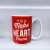 Lv425 Valentine's Day Red Ceramic Cup Water Cup Mug Valentine's Day Wedding Daily Necessities Department Store Cup2023