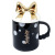 INS Girl Bow Ceramic Cup Creative Personal Household Breakfast Coffee Cup Birthday Gift Cute Water Glass
