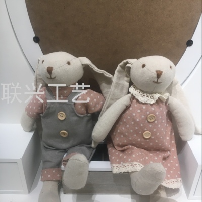 Muppet Little Doll Couple Long Eared Rabbit Wedding Gifts Creative Ornaments