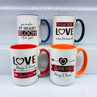 Lv201 Wedding Supplies Ceramic Cup Valentine's Day Gift Cup Daily Necessities Mug Cup Water Cup2023