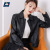 2021 Haining Spring and Autumn New Fashion Simple Short Leather Jacket Women's Korean-Style Slimming Motorcycle Trendy Women's PU Leather Jacket