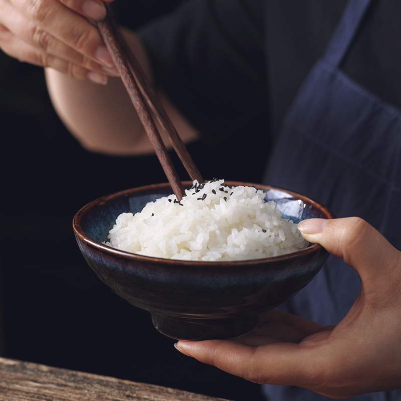 陶煲王日式轻奢窑变陶瓷餐碗饭碗面碗大碗家用碗创意简约高档餐具