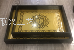 Factory Direct Sales Innovative Light Luxury Wooden Tray New Ramadan Fruit Plate Wholesale