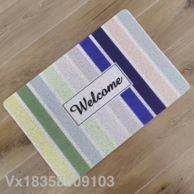 New 3D HD Inkjet Printing Mat Striped Color Printing Mat Rainbow Printing Mat PVC Non-Slip Mat Advertising Mat