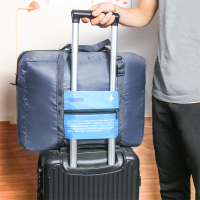 Folding Travel Bag Clothes Case Sets of Trolley Case Viamonoh Airbag Logo Customized Retractable Handbag Storage Bag