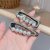 Geometric Rhinestone Barrettes Women's New Korean Fashion Pearl Grace BB Clip Back Clip