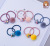Ladies' Cartoon Character Shape Canned Children's Pompons Hair Band Combination Set Tie-up Hair Accessories Hair Rope
