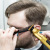 Retro Oil Head Push LCD Digital Display Professional Hair Scissors Hair Salon Carving Clippers Titanium Steel Cutter Head Shinon2699