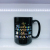 At405 Black Background Silver Text Inspirational Cup Text Cup Water Cup Ceramic Cup Mug Daily Necessities Cup2023
