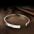 Pure Silver Bracelet S999 Korean Style Fashion Starry Silver Bracelet Lady Temperament Bracelet to Give Mom Girlfriend Gift