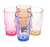 Acrylic Transparent Colored Water Cup Pc Plastic Cup Drop Resistant High Temperature Resistant Bar KTV Beer Steins
