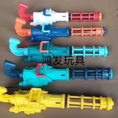 Cross-Border Gatling Soft Bullet Gun Dual-Mode Children's Toy Gun Air-Powered Gun Toy