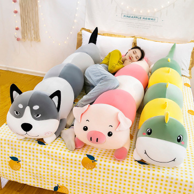 Caterpillar Plush Toy Girls' Doll Doll Long Pillow Sleep Companion Doll Bed Boys Style Oversized