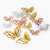 Hollow Butterfly Wall Stickers 3D Three-Dimensional Hollow Paper Butterfly Wedding Festival Layout Home Decoration