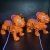 Electric Simulation Tiger Light-Emitting Children's Toy Rope Tiger with Music Light Night Market Stall Toy