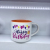 Bd210 Creative Happy Birthday Text Ceramic Cup Mug Water Cup Daily Necessities Cup Department Store Cup2023